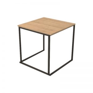 Eettafel Zwart Oak 75 x 75 x h76 cm