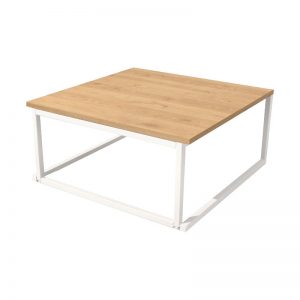 Salontafel Wit Oak 75 x 75 x h35 cm