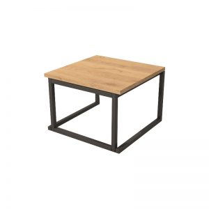 Salontafel Zwart Oak 50 x 50 x h35 cm