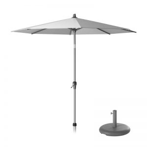 Parasol Aluminium Grijs met draaiknop